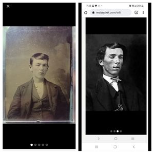 1880's Billy the Kid tintype as teenager original